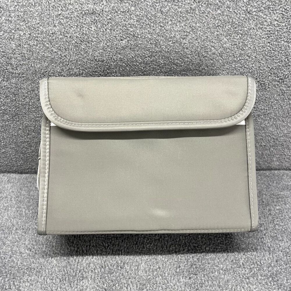 GoGo Travel Bag Hanging Toiletry Cosmetic Pouch Gray Compact Purse‎ - Picture 7 of 11